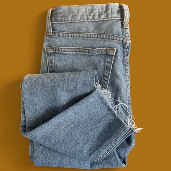 ♥️RE/DONE Originals Skinny Jeans Raw Hem Cotton | Size 27 - Picture 4 of 9